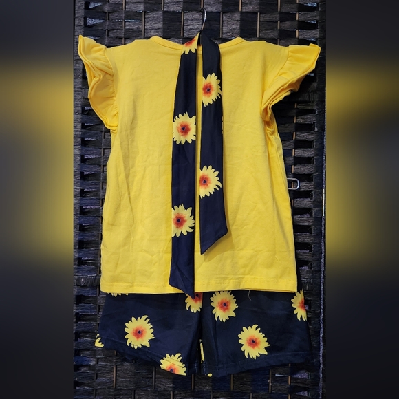 🌼2/40🌼 "Lil Miss Sassy Pants" 3 piece short set - Picture 10 of 11